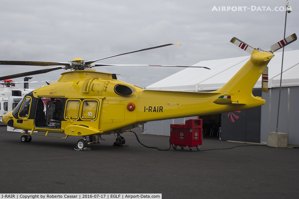 I-RAIR, 2015 AgustaWestland AW169 C/N 69010, FIA 16