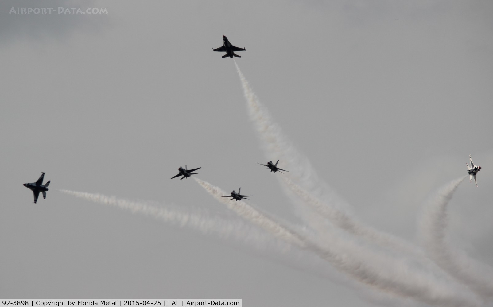 92-3898, General Dynamics F-16CJ Fighting Falcon C/N CC-140, Thunderbirds