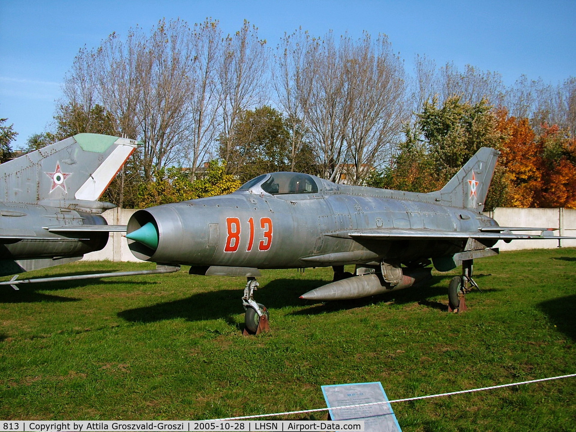 813, Mikoyan-Gurevich MiG-21F-13 C/N 741813, Szolnok airplane museum, Hungary