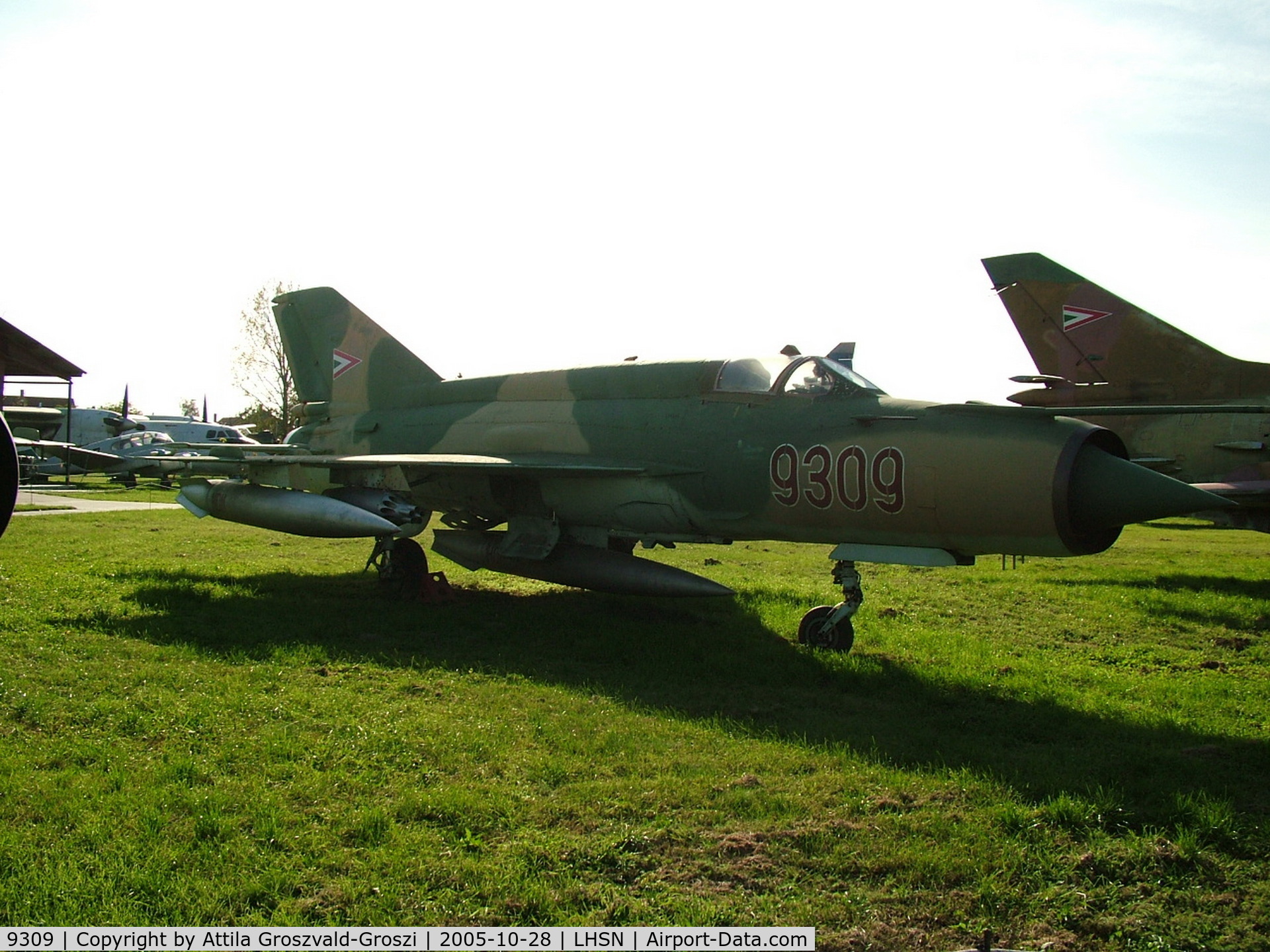 9309, 1974 Mikoyan-Gurevich MiG-21MF C/N 969309, Szolnok airplane museum, Hungary