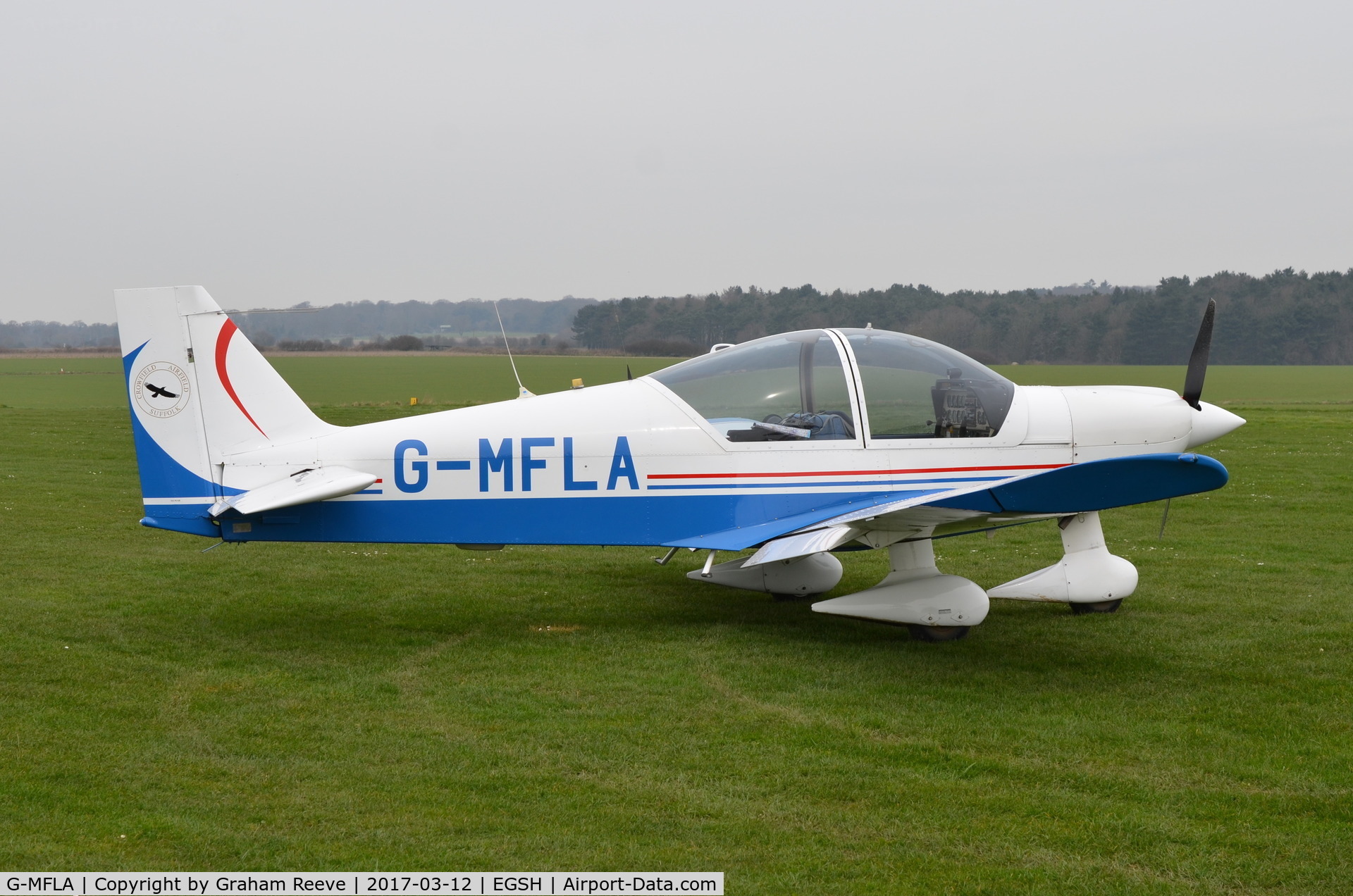 G-MFLA, 1994 Robin HR-200-120B C/N 282, Parked at Northrepps.