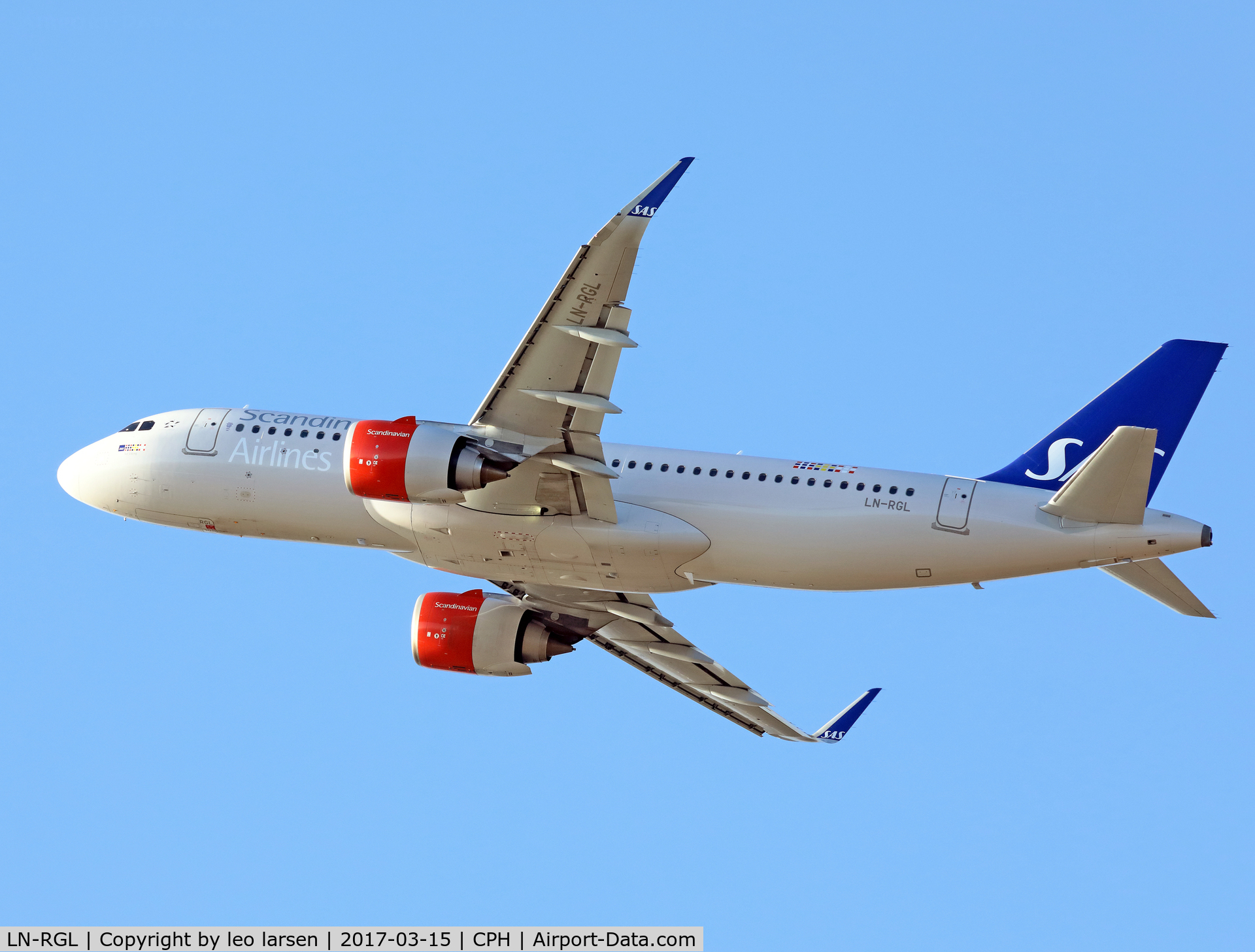 LN-RGL, 2016 Airbus A320-251NEO C/N 7290, Copenhagen 15.3.2017