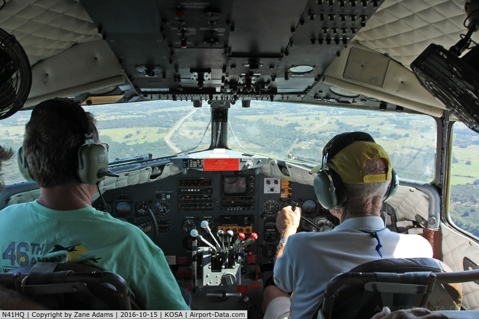 N41HQ, Douglas DC-3A C/N 2053, Flying in the C-41 with owner Scott Glover and WWII Pilot Bill Cheolas