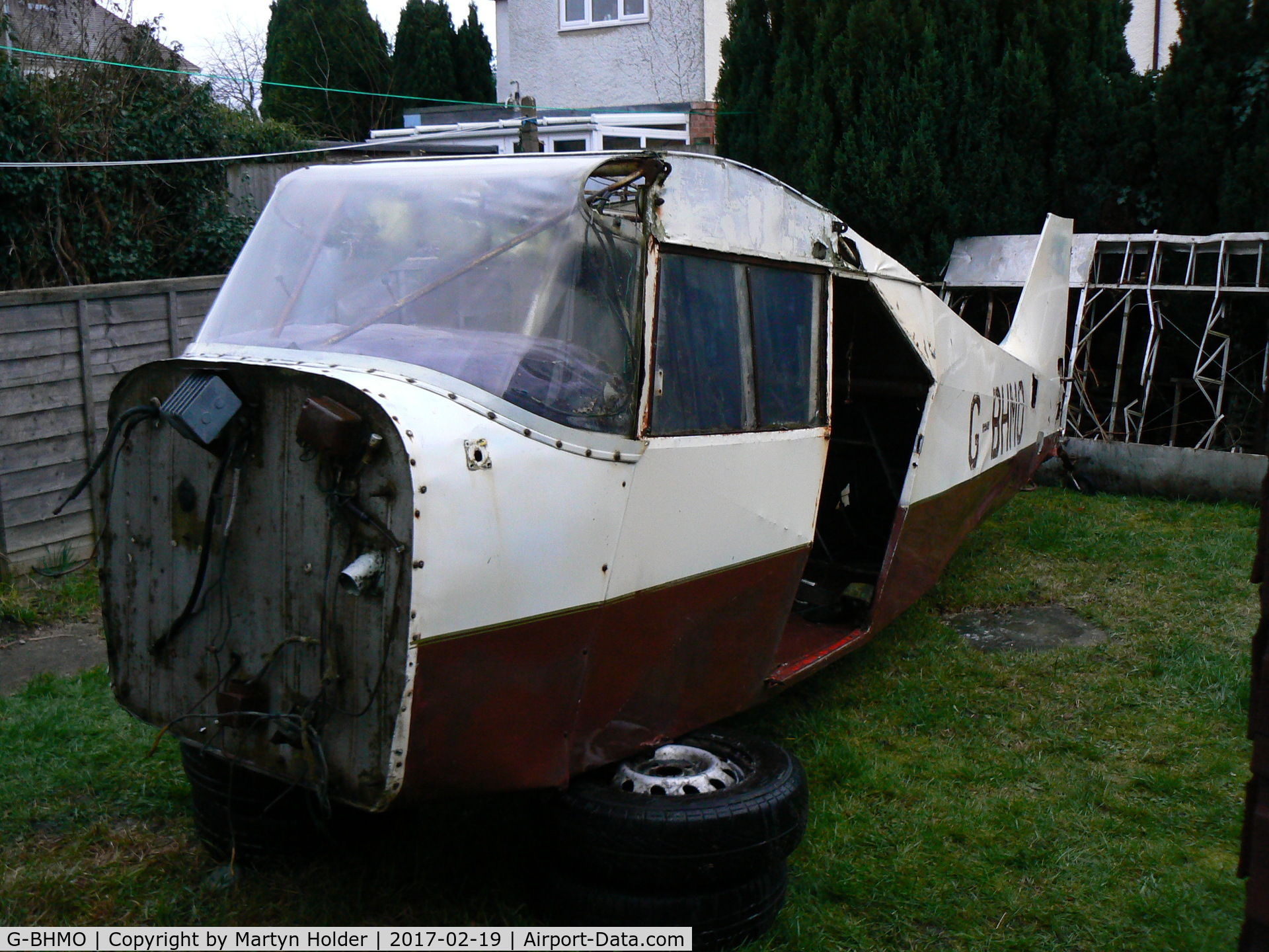 G-BHMO, 1950 Piper PA-20-135 Pacer Pacer C/N 20-89, Piper Pacer PA20 G-BHMO, in its new home and under restoration.