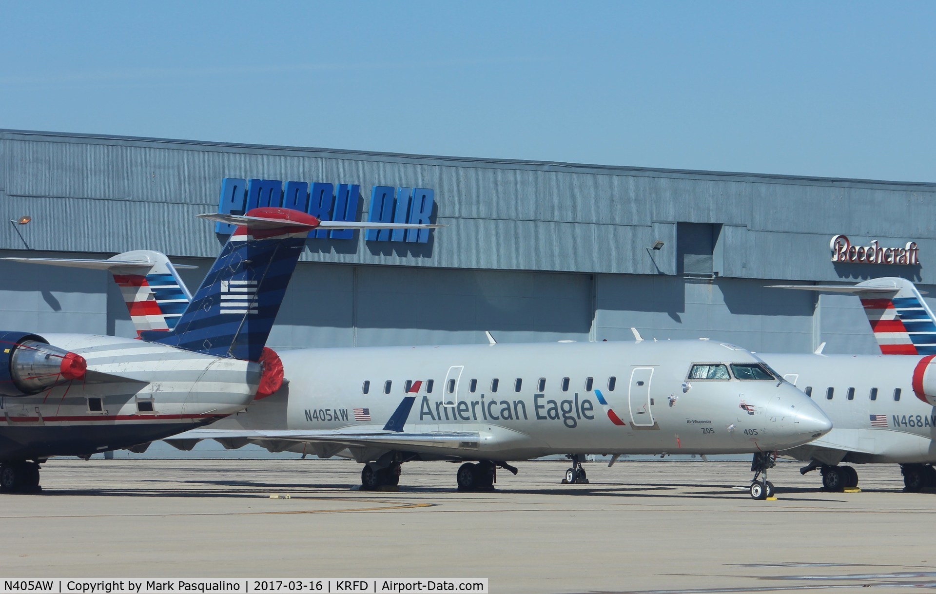 N405AW, 1999 Bombardier CRJ-200LR (CL-600-2B19) C/N 7362, CL-600-2B19