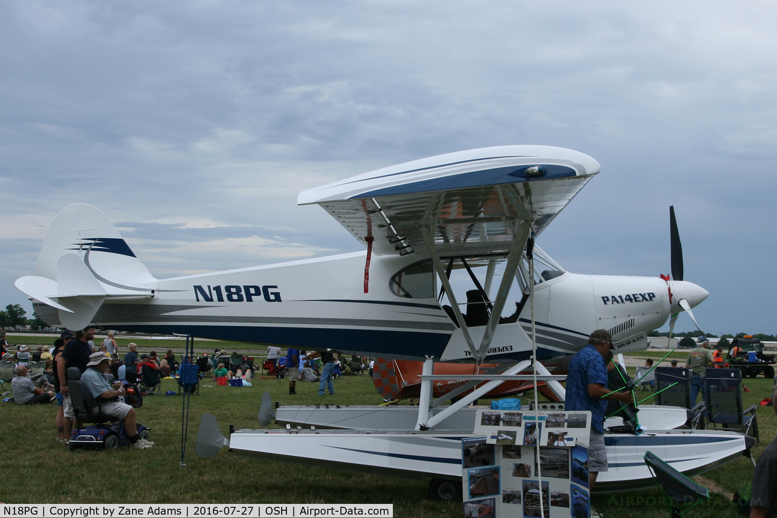 N18PG, 2016 GORDON GILCHRIST PA14 EXP C/N 2016-1, At the 2016 EAA AirVenture - Oshkosh, Wisconsin