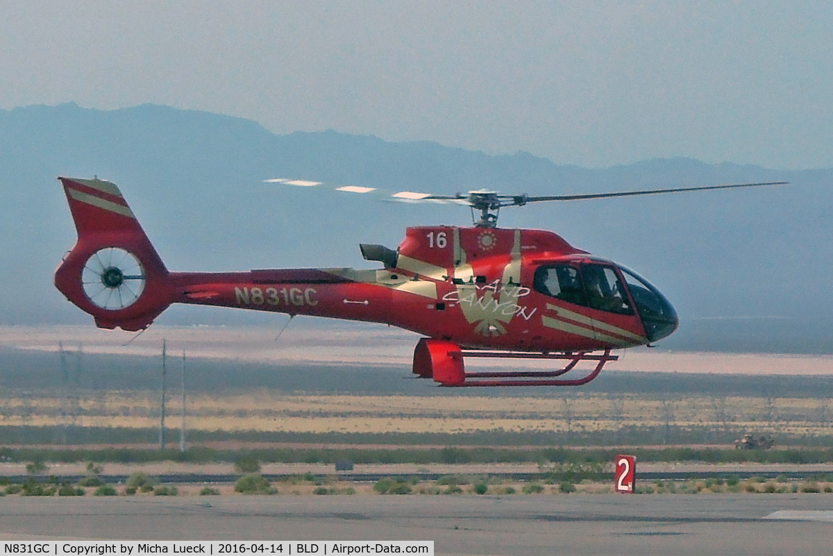 N831GC, 2013 Eurocopter EC-130T-2 C/N 7582, At Boulder