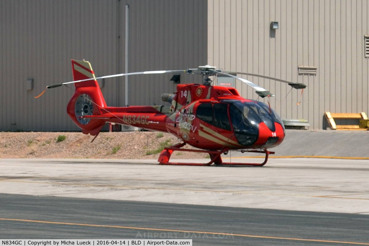 N834GC, Eurocopter EC-130-T2 C/N 7829, At Boulder