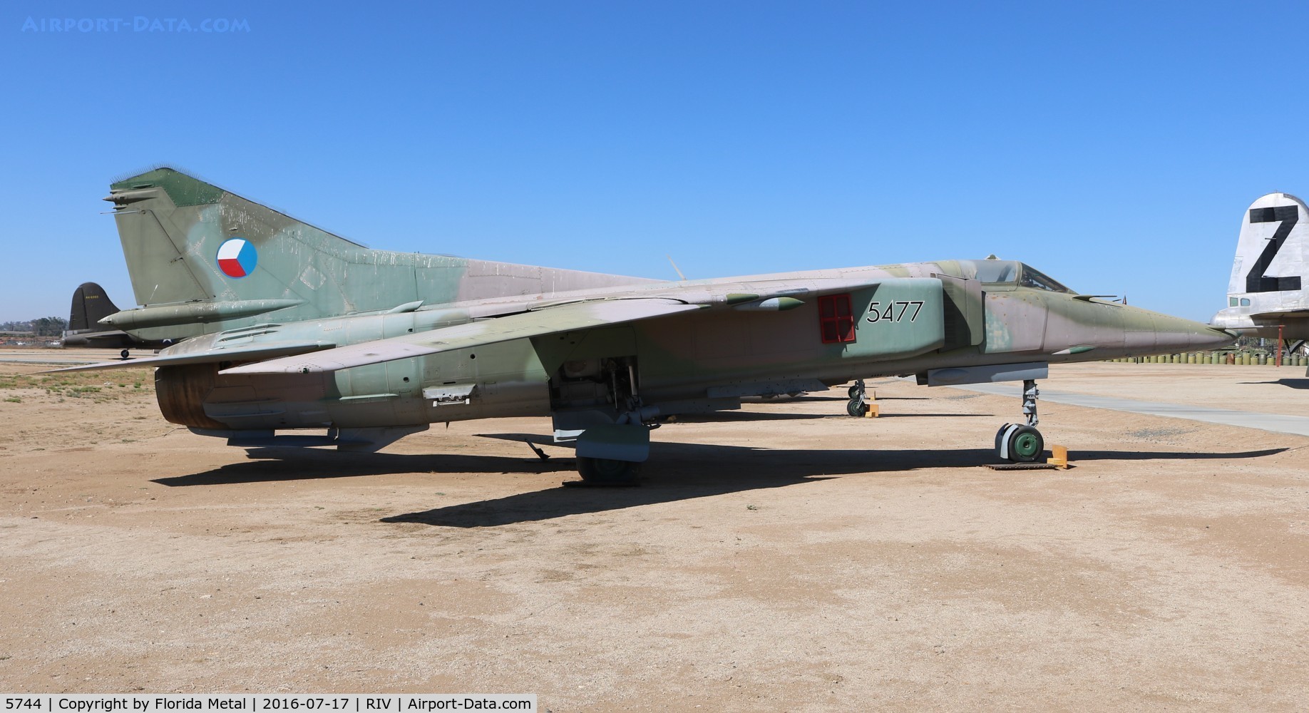 5744, Mikoyan-Gurevich MiG-23BN C/N 0393215744, Mig-23