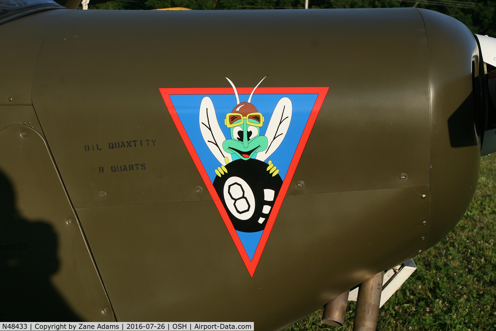 N48433, 1943 Aeronca 0-58B Grasshopper C/N 058B-9943, At the 2016 EAA AirVenture - Oshkosh, Wisconsin