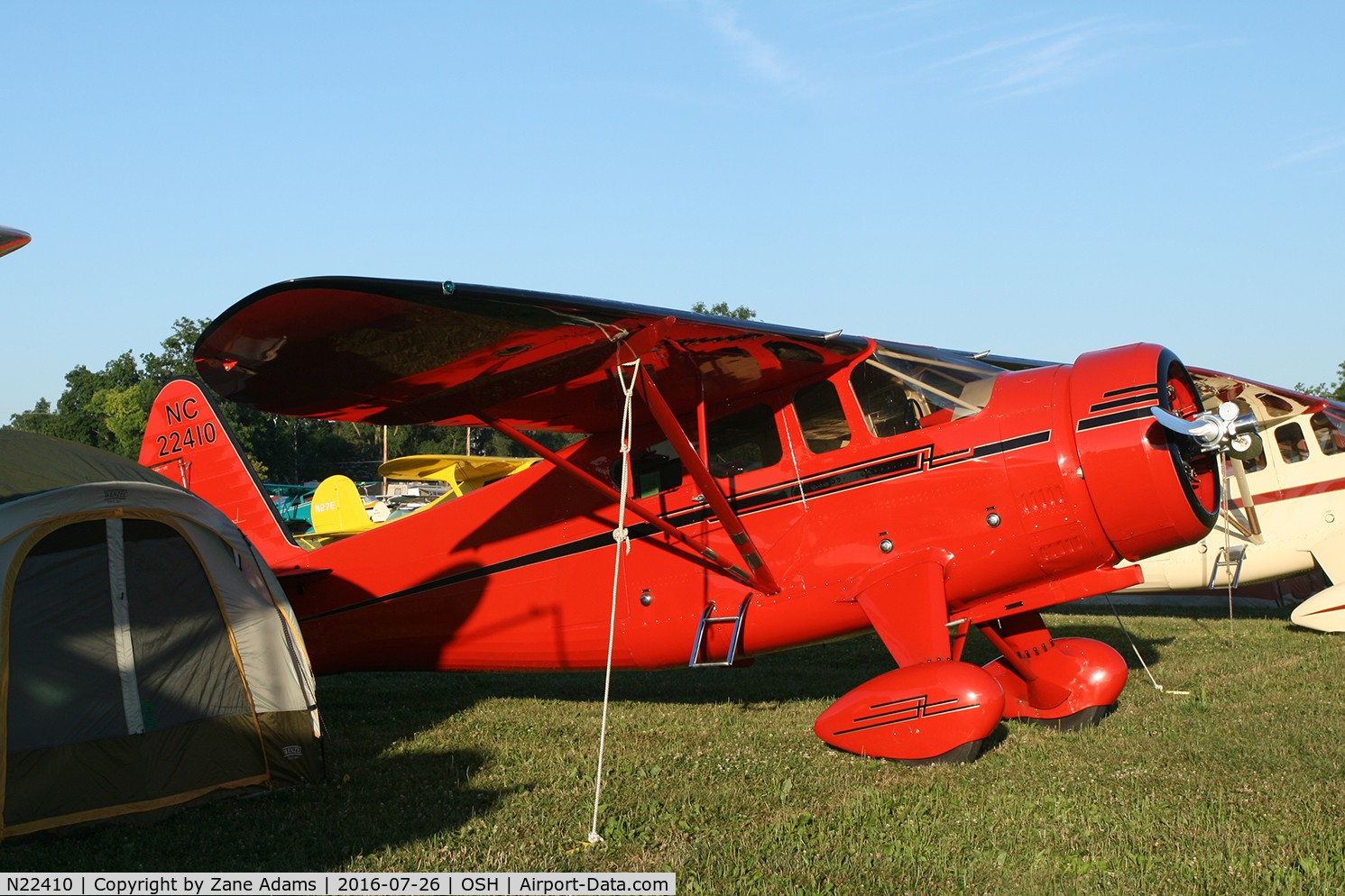 N22410, 1940 Howard Aircraft DGA-15P C/N 509, At the 2016 EAA AirVenture - Oshkosh, Wisconsin