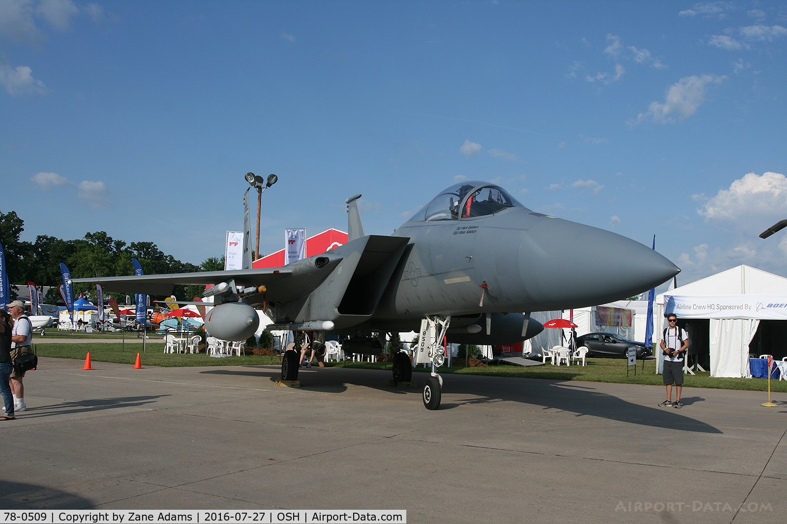 78-0509, 1978 McDonnell Douglas F-15C Eagle C/N 0494/C042, At the 2016 EAA AirVenture - Oshkosh, Wisconsin