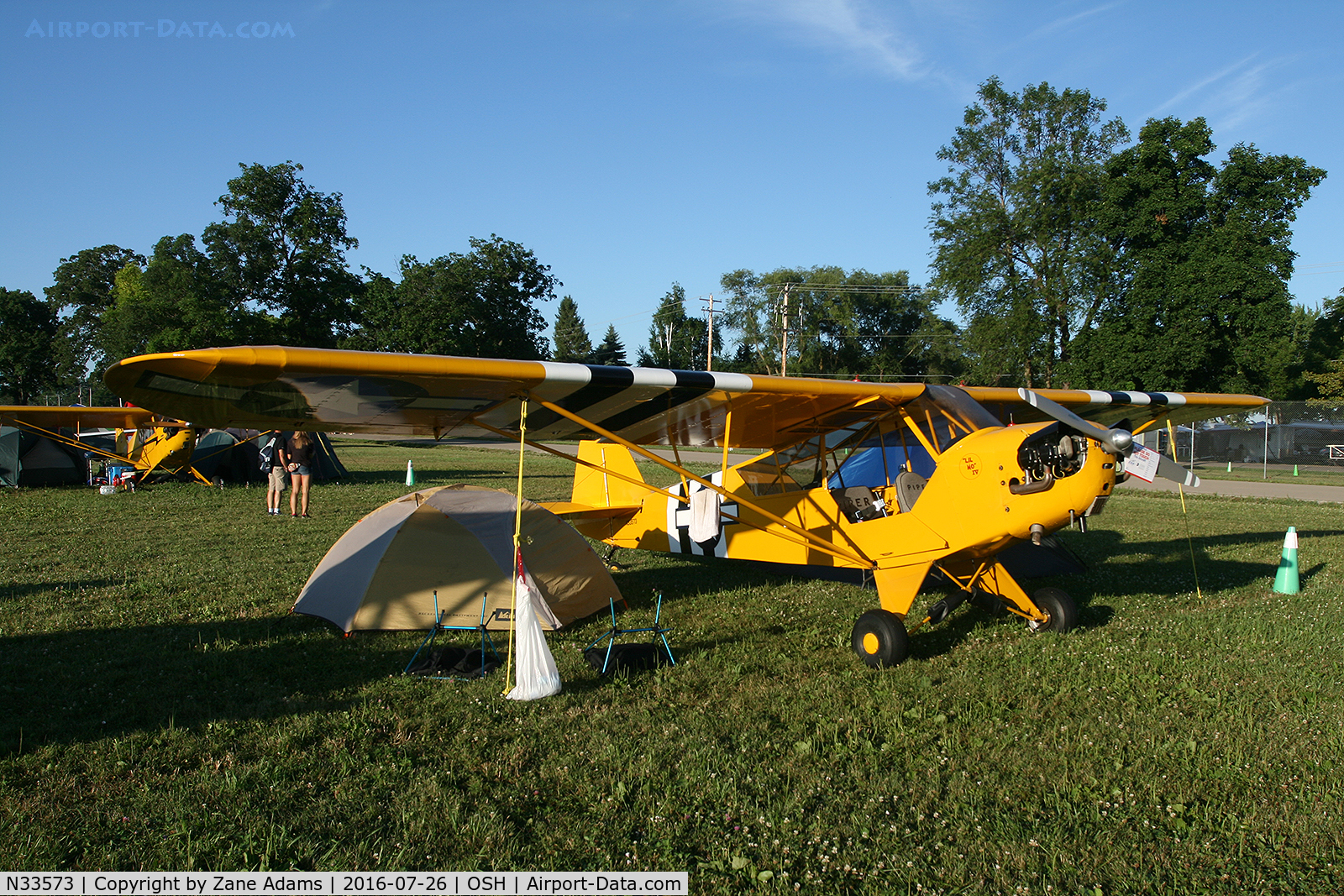 N33573, 1945 Piper J3C-65 Cub C/N 14050, At the 2016 EAA AirVenture - Oshkosh, Wisconsin