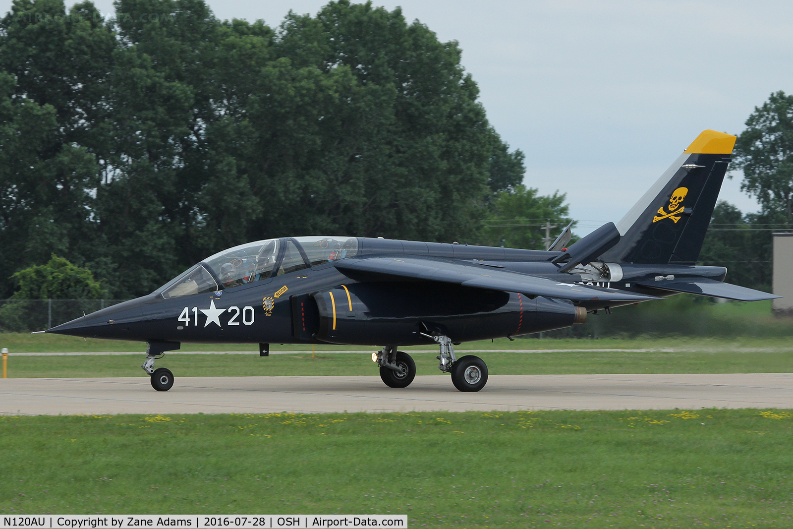 N120AU, 1981 Dassault-Dornier Alpha Jet A C/N 0120, At the 2016 EAA AirVenture - Oshkosh, Wisconsin