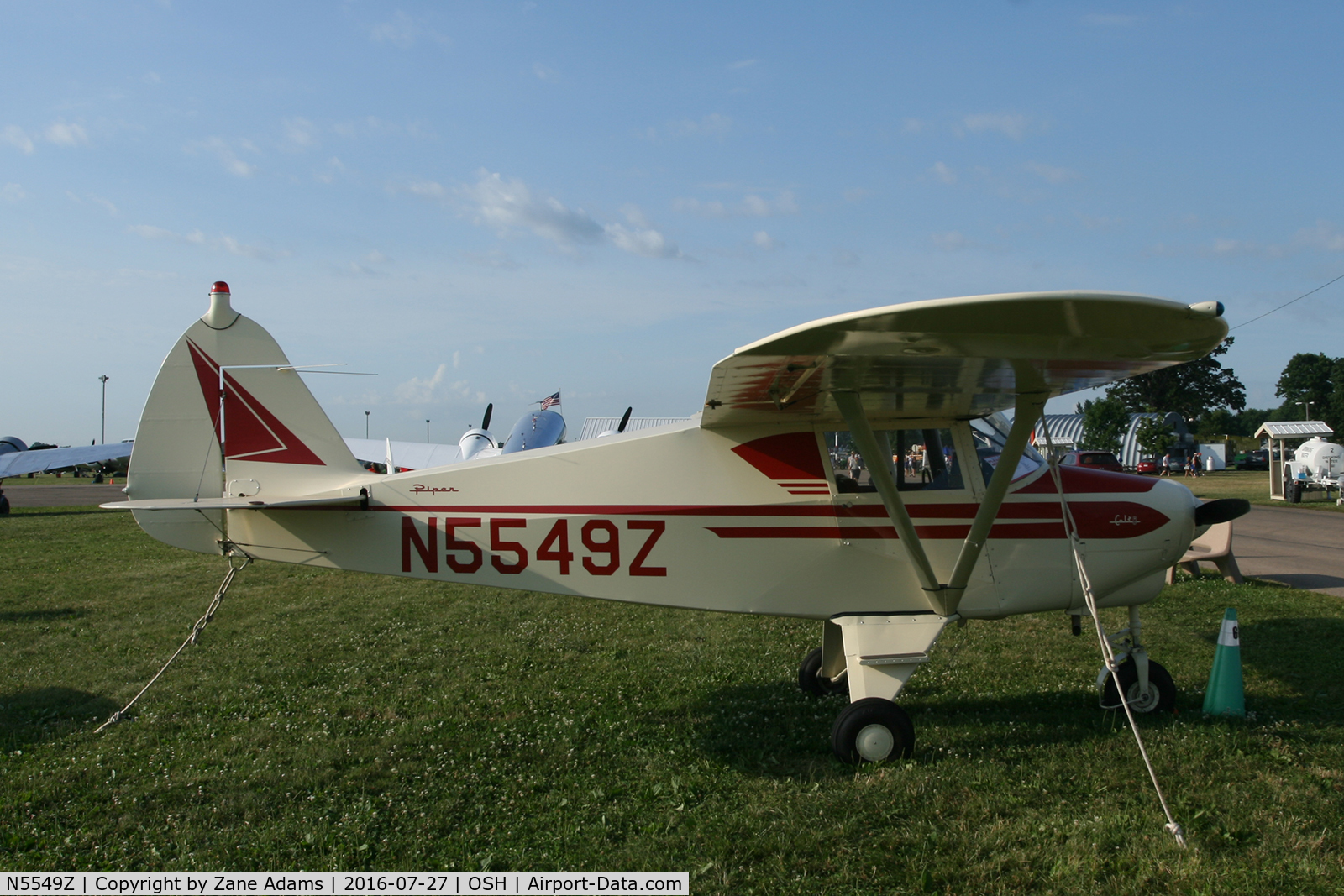 N5549Z, 1962 Piper PA-22-108 Colt Colt C/N 22-9341, At the 2016 EAA AirVenture - Oshkosh, Wisconsin