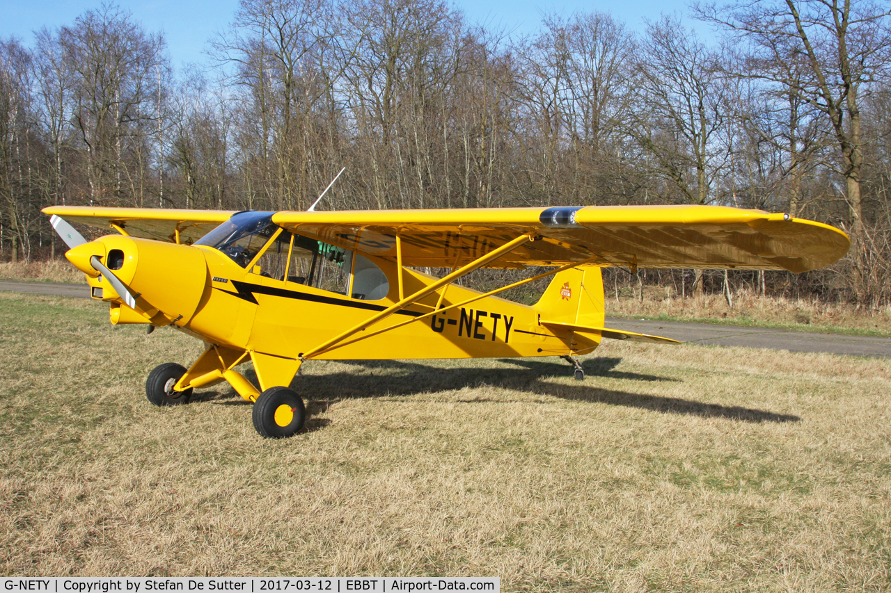 G-NETY, 1994 Piper PA-18-150 Super Cub C/N 1809108, @ EBBT.