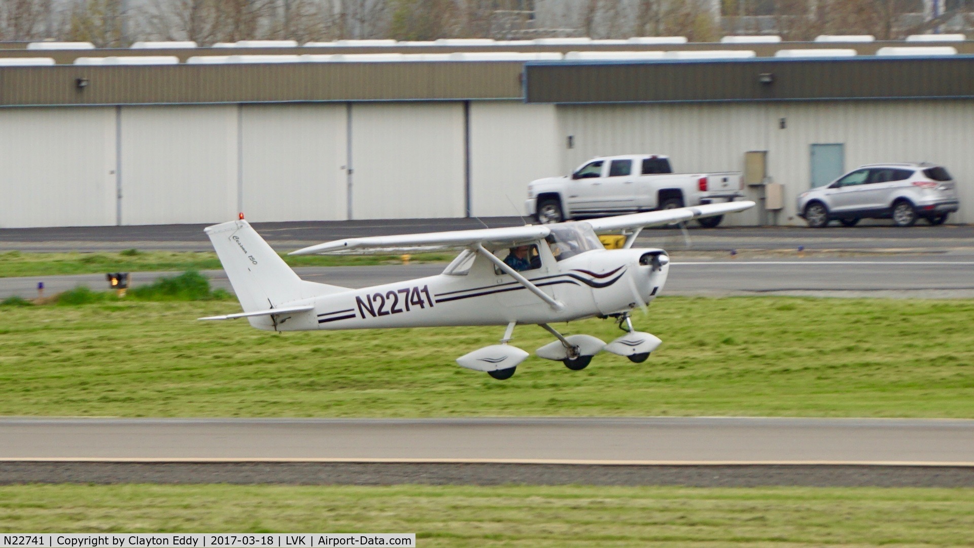 N22741, 1968 Cessna 150H C/N 15068486, Livermore Airport California 2017