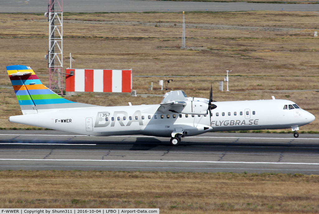 F-WWER, 2016 ATR 72-600 C/N 1357, C/n 1357 - To be SE-MKF