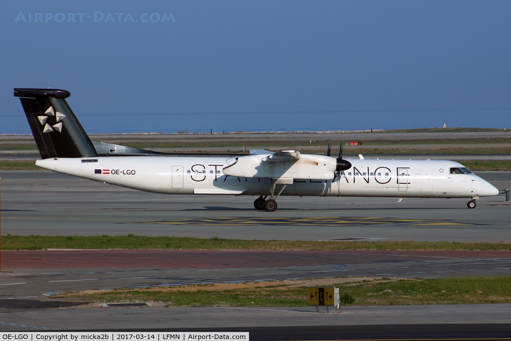 OE-LGO, 2009 De Havilland Canada DHC-8-400Q Dash 8 C/N 4281, Taxiing