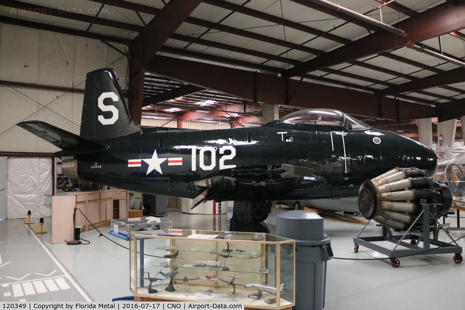 120349, North American FJ-1 Fury C/N 141-38401, FJ-1 Fury