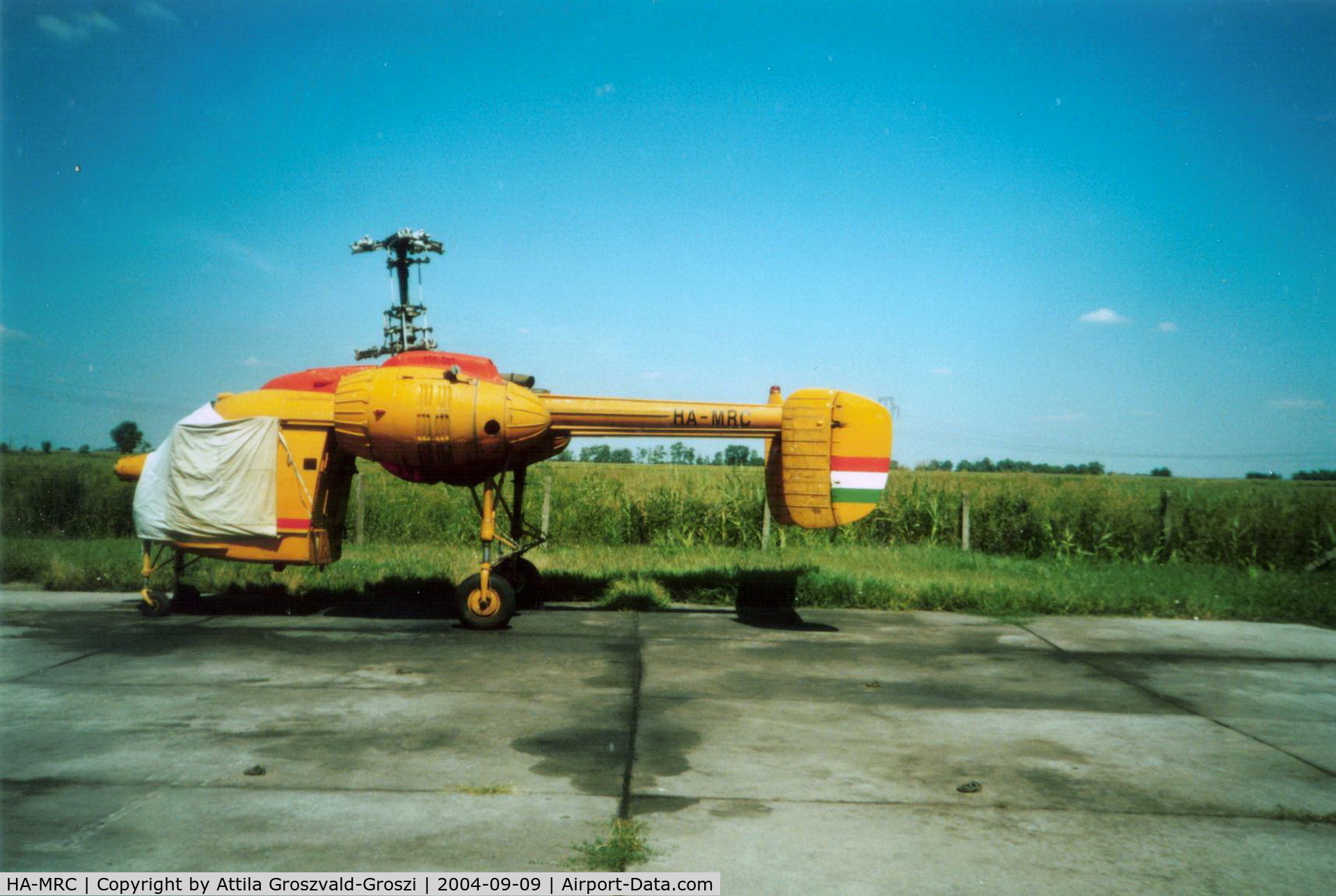 HA-MRC, 1978 Kamov Ka-26 Hoodlum C/N 7806409, Cegléd-Huszárdülö agricultural take-off field