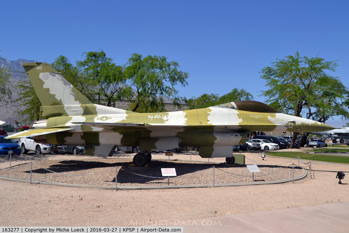 163277, General Dynamics F-16N Fighting Falcon C/N 3M-10, At the Palm Springs Air Museum