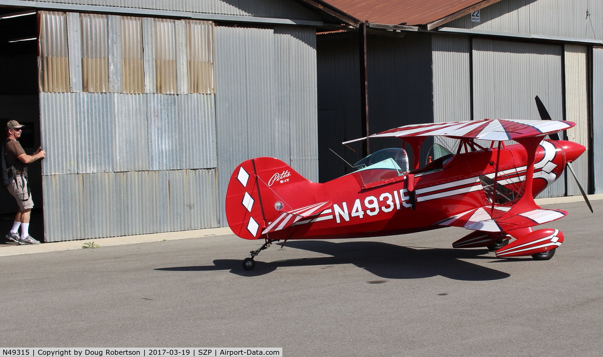 N49315, 1983 Pitts S-1T Special C/N 1013, 1983 Pitts Aerobatics S-1T SPECIAL, Lycoming AEIO-360 180 Hp