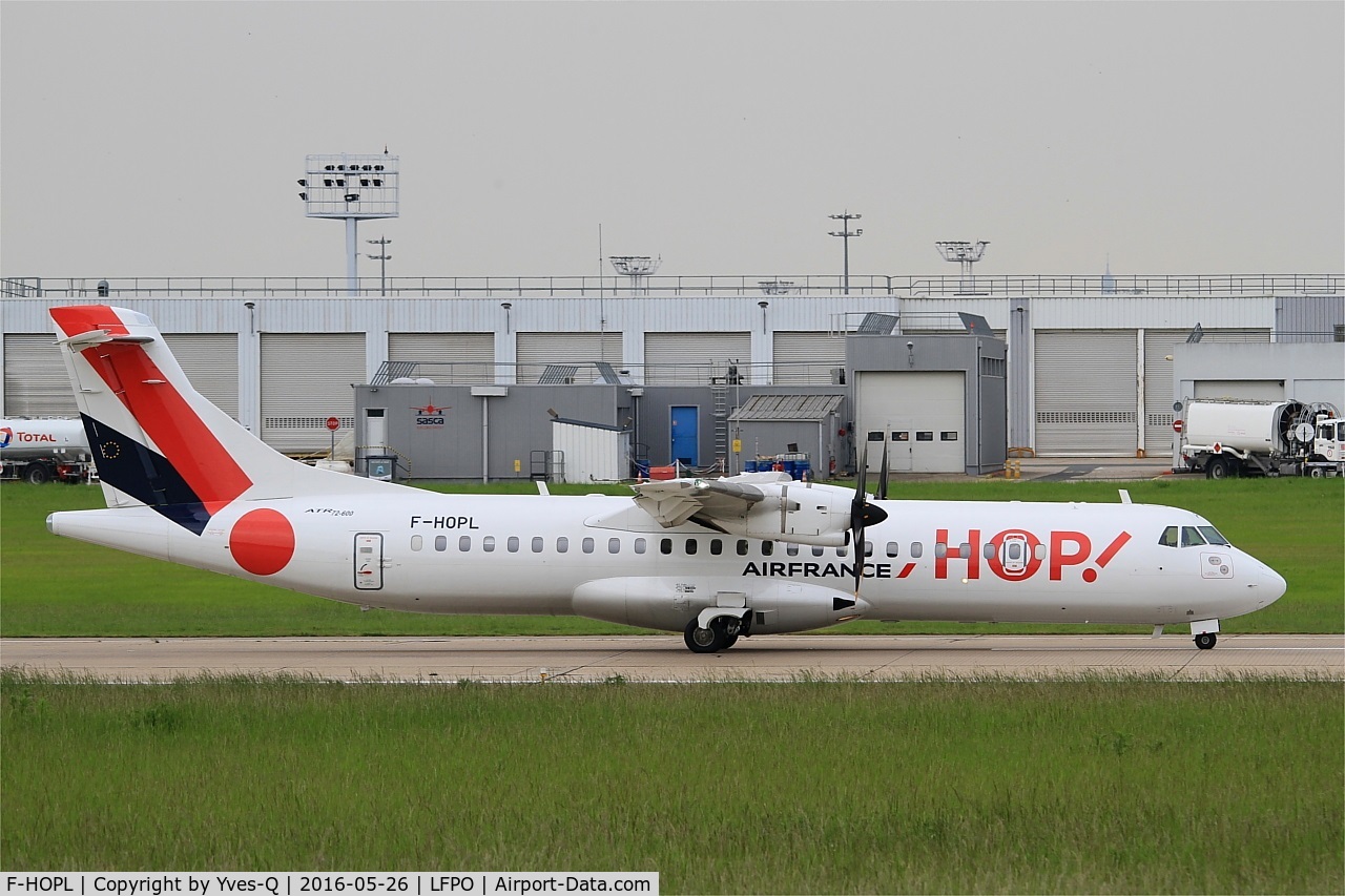 F-HOPL, 2015 ATR 72-600 C/N 1283, ATR 72-600, Take off run rwy 08, Paris-Orly Airport (LFPO-ORY)