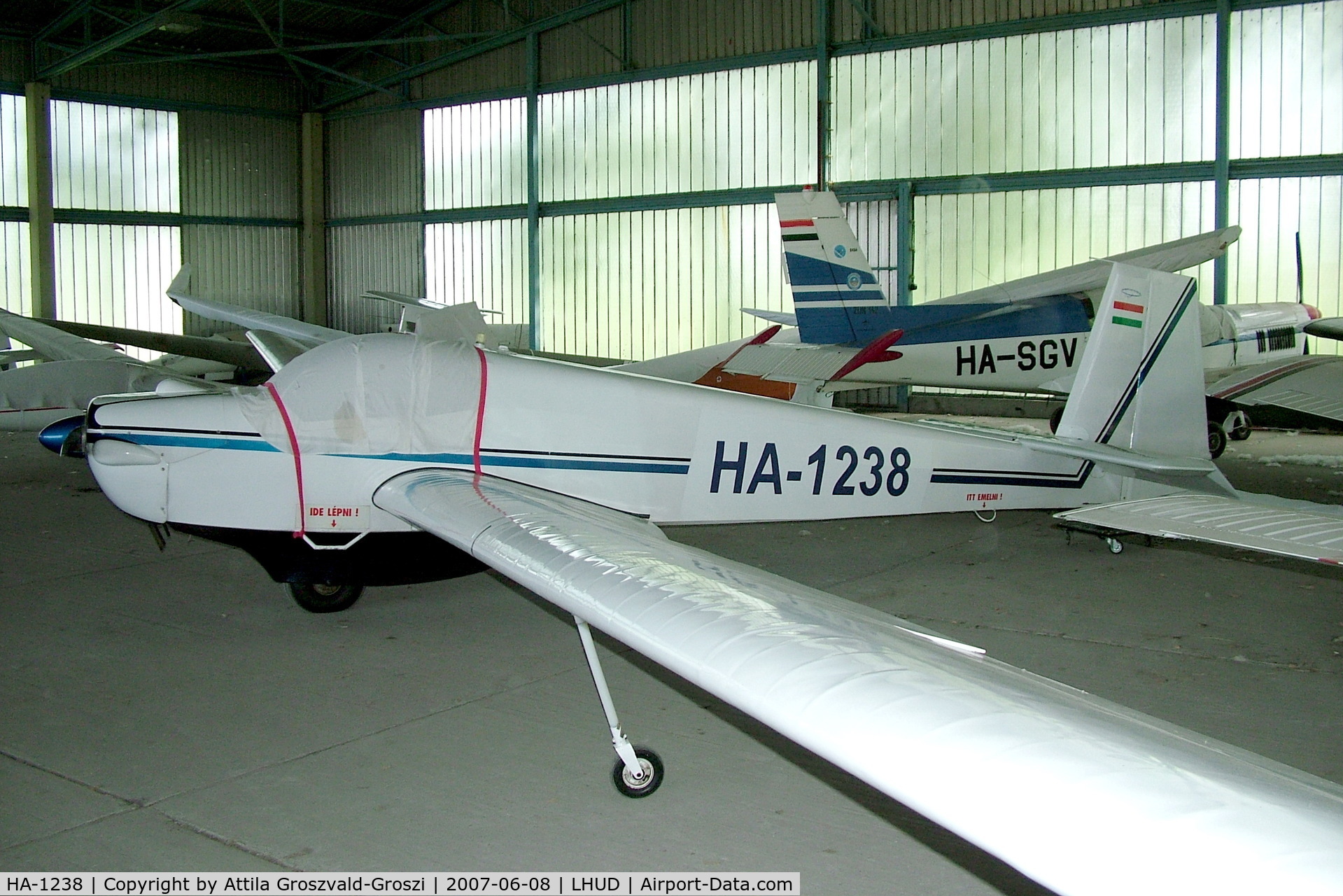 HA-1238, 1972 Scheibe SF-25C Falke C/N 4218, Szeged Airport, Hungary
