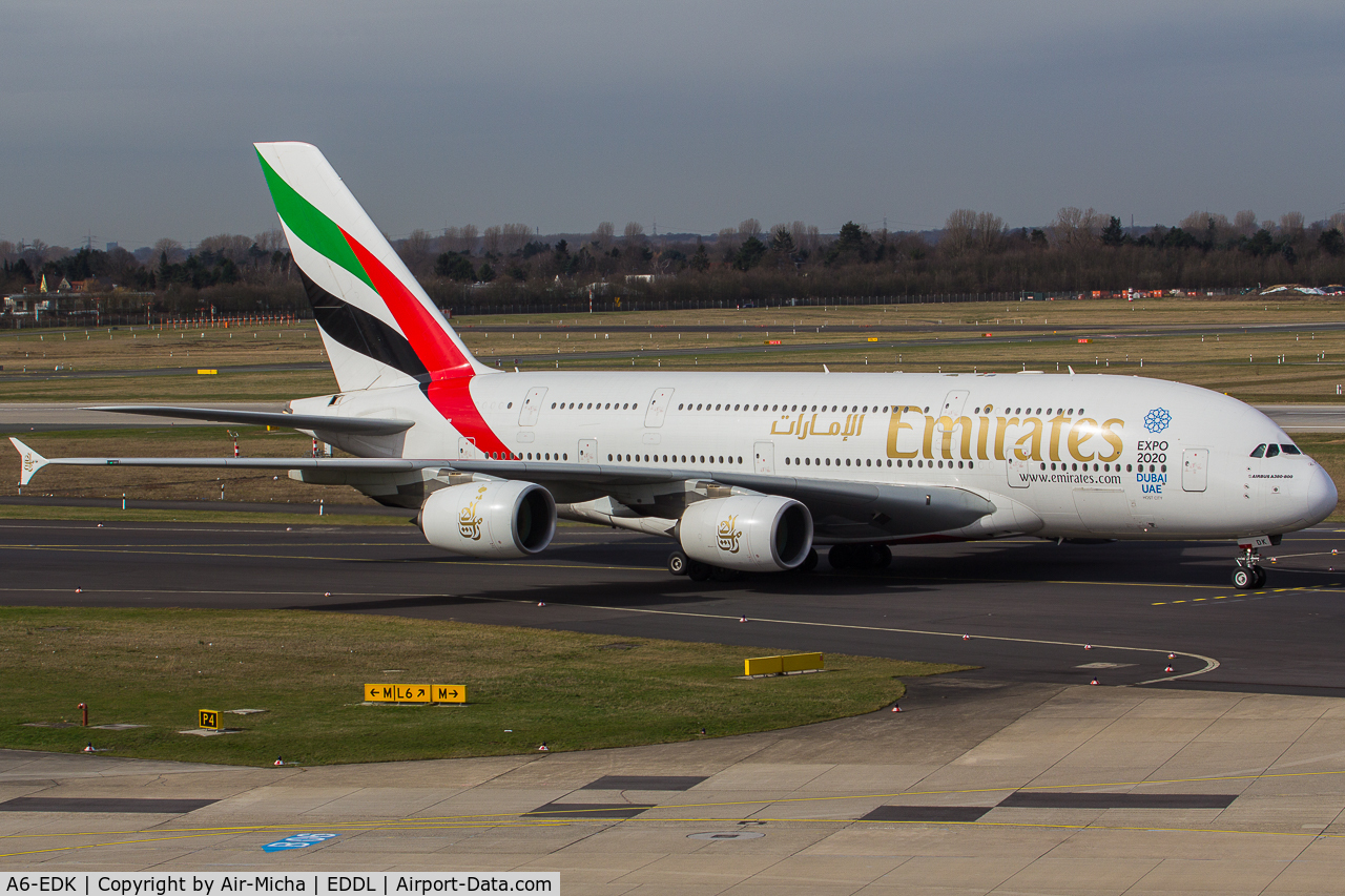 A6-EDK, 2010 Airbus A380-861 C/N 030, Emirates