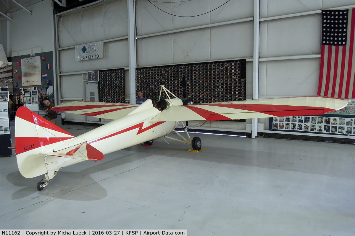 N11162, 1931 Buhl LA-1 C/N 103, At the Palm Springs Air Museum