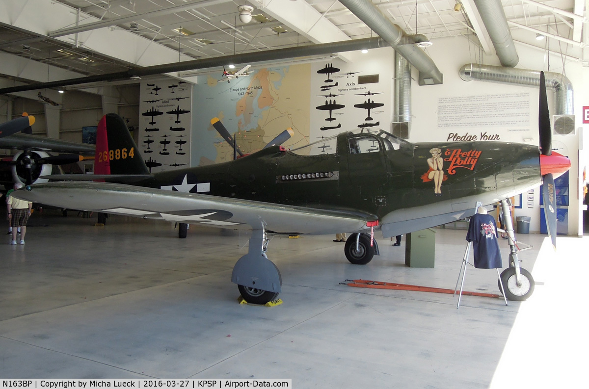 N163BP, 1945 Bell P-63C Kingcobra C/N 091263RP, At the Palm Springs Air Museum