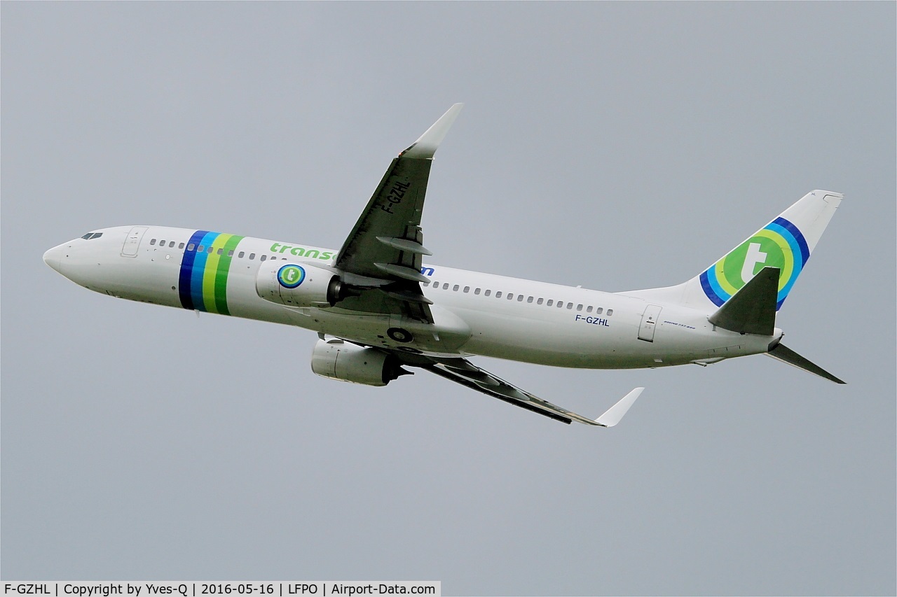 F-GZHL, 2014 Boeing 737-8K2 C/N 37791, Boeing 737-8K2, Take off rwy 26, Paris-Orly Airport (LFPO-ORY)