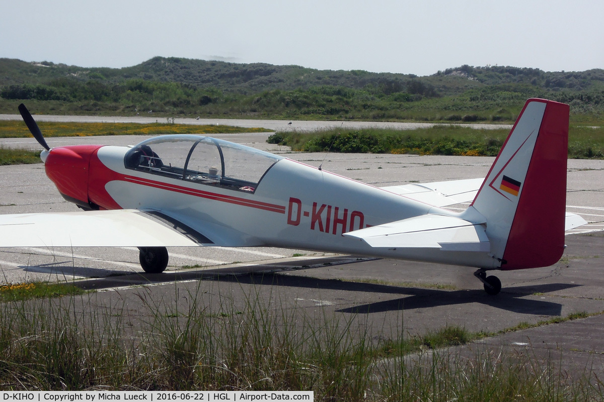 D-KIHO, Fournier RF-5D C/N 0000, At Helgoland-Düne