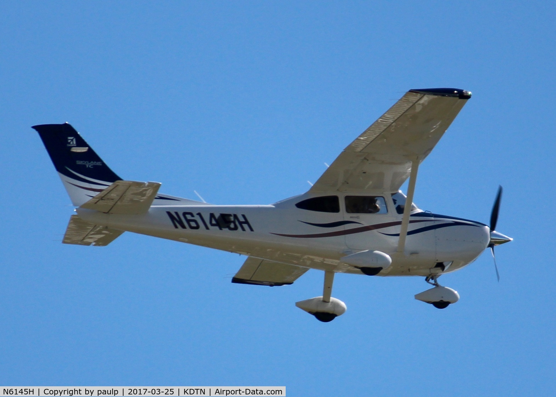 N6145H, 2008 Cessna T182T Turbo Skylane C/N T18208827, At Downtown Shreveport.