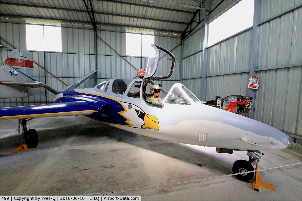 499, Fouga CM-170 Magister C/N 499, Fouga CM-170 Magister, Musée Européen de l'Aviation de Chasse, Montélimar-Ancône airfield (LFLQ)