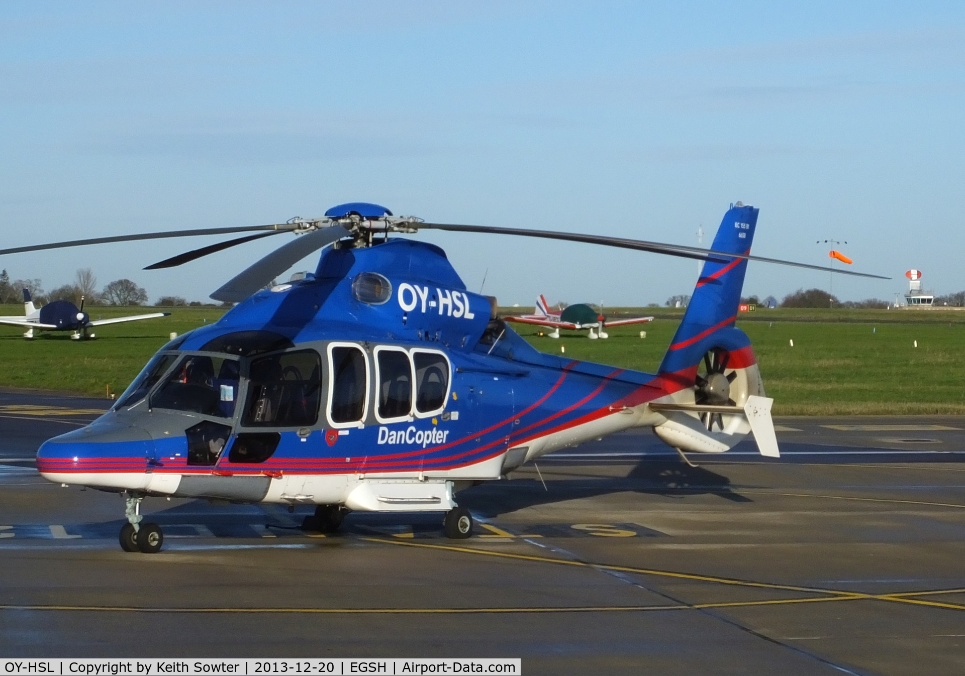 OY-HSL, 2003 Eurocopter EC-155B-1 C/N 6658, Based aircraft