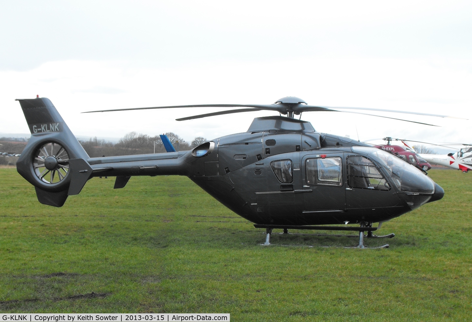 G-KLNK, 2007 Eurocopter EC-135P-2+ C/N 0550, Visiting Cheltenham Racecourse