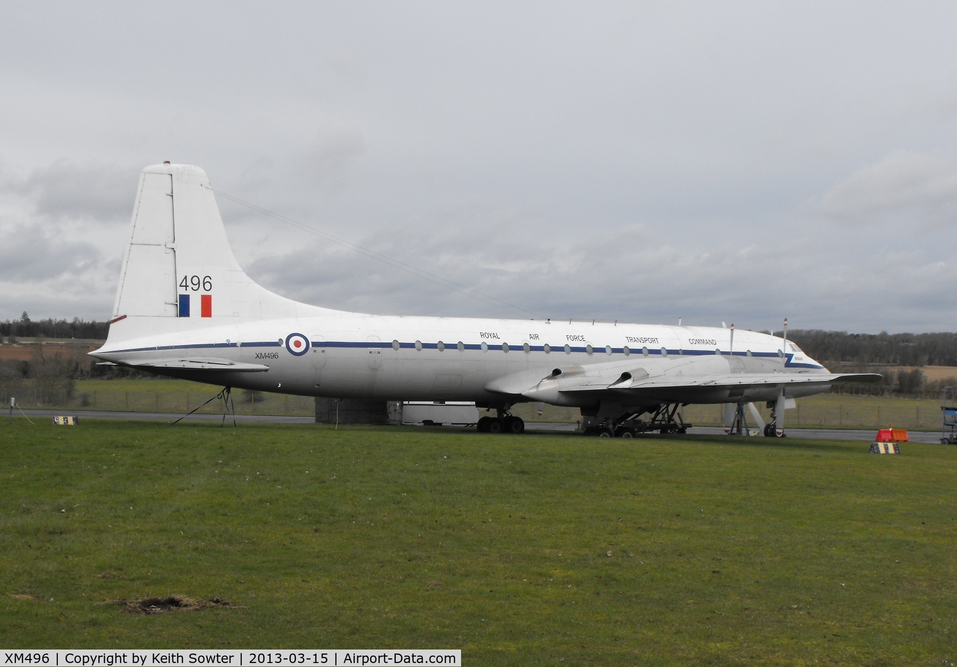 XM496, 1960 Bristol Britannia C.1 (175 Britannia 253F) C/N 13508, Preserved at Kemble