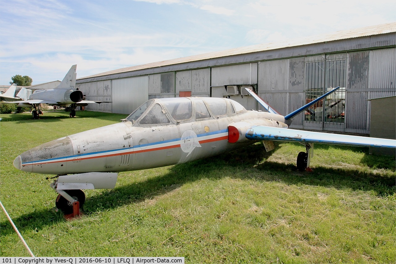101, Fouga CM-170 Magister C/N 101, Fouga CM-170 Magister, Musée Européen de l'Aviation de Chasse, Montélimar-Ancône airfield (LFLQ)