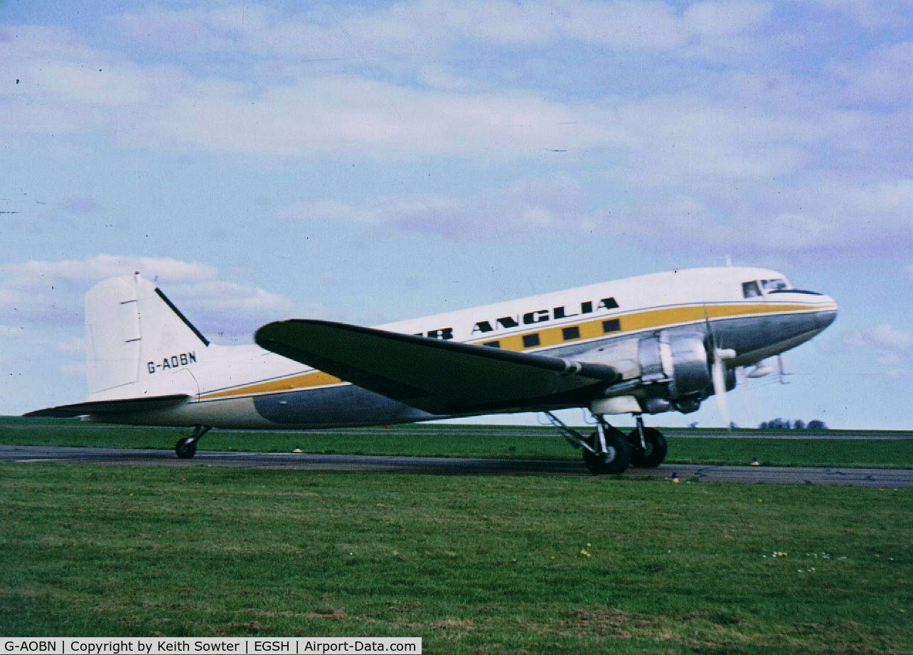 G-AOBN, 1943 Douglas DC-3A (C-53D) C/N 11711, Based aircraft