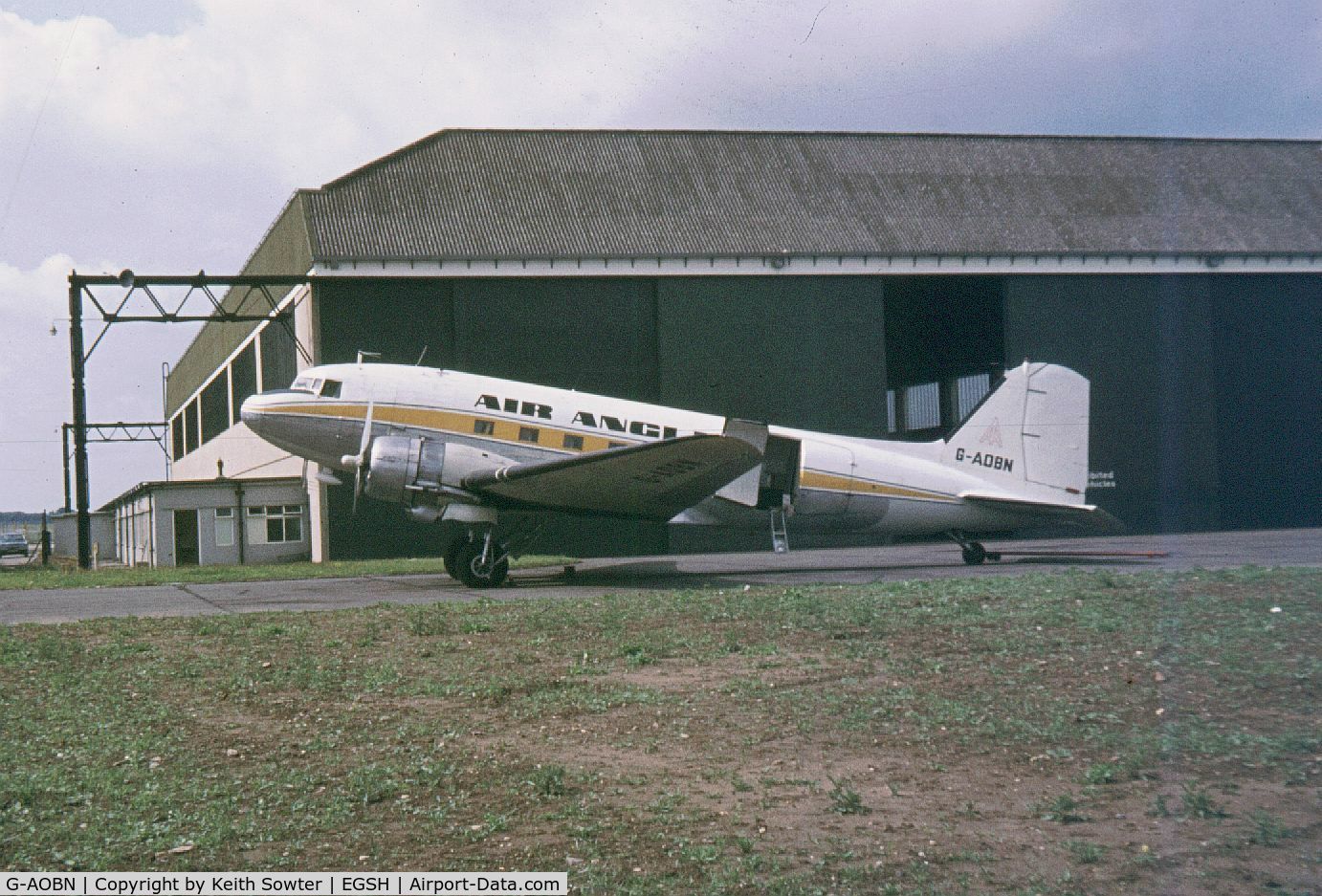 G-AOBN, 1943 Douglas DC-3A (C-53D) C/N 11711, Based aircraft at the time