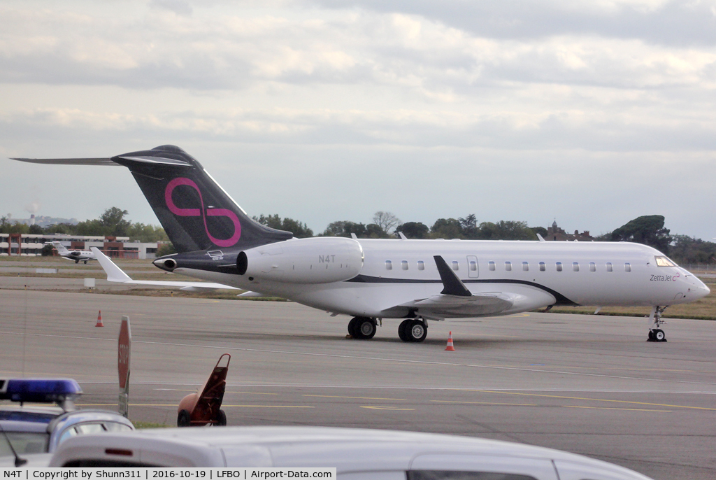 N4T, 2006 Bombardier BD-700-1A10 Global Express C/N 9195, Parked at the General Aviation...