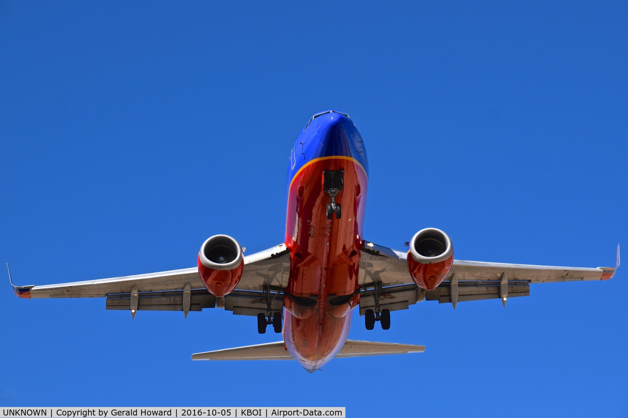 UNKNOWN, Boeing 737 C/N Unknown, Southwest on final for RWY 10L.