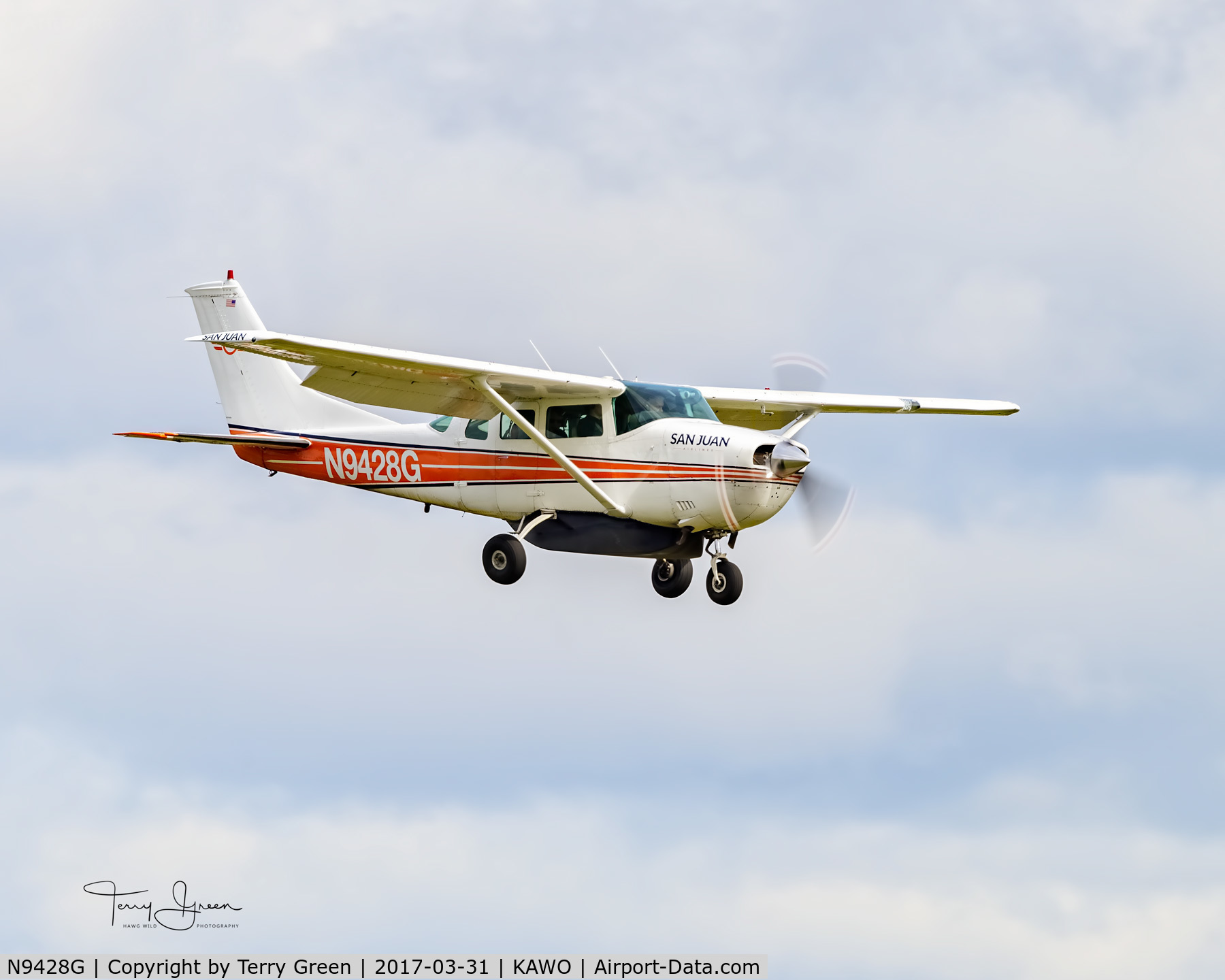 N9428G, 1970 Cessna U206E Stationair C/N U20601628, KAWO