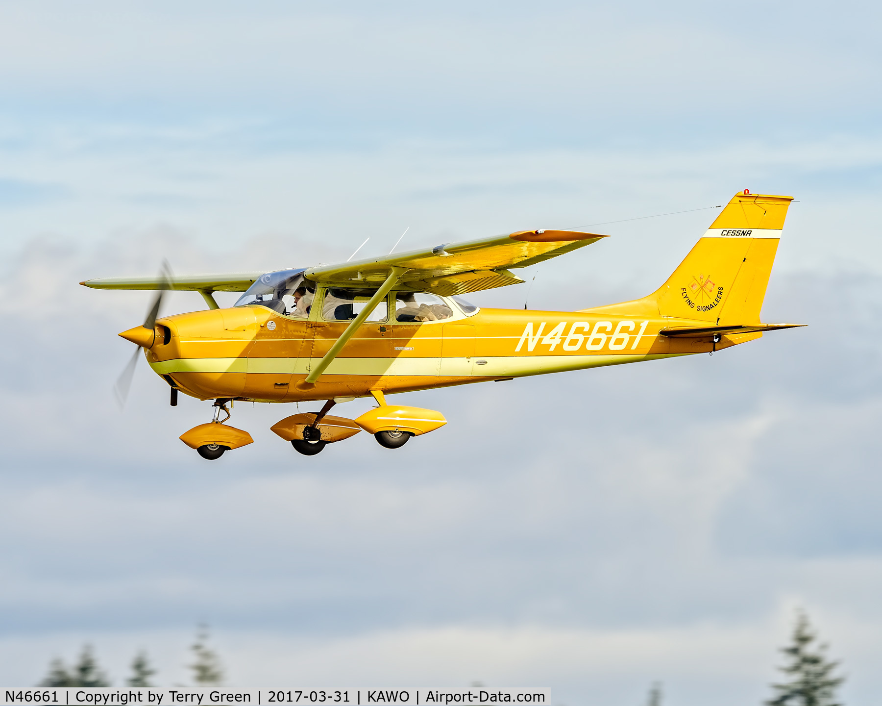 N46661, 1968 Cessna 172K Skyhawk C/N 17257418, KAWO