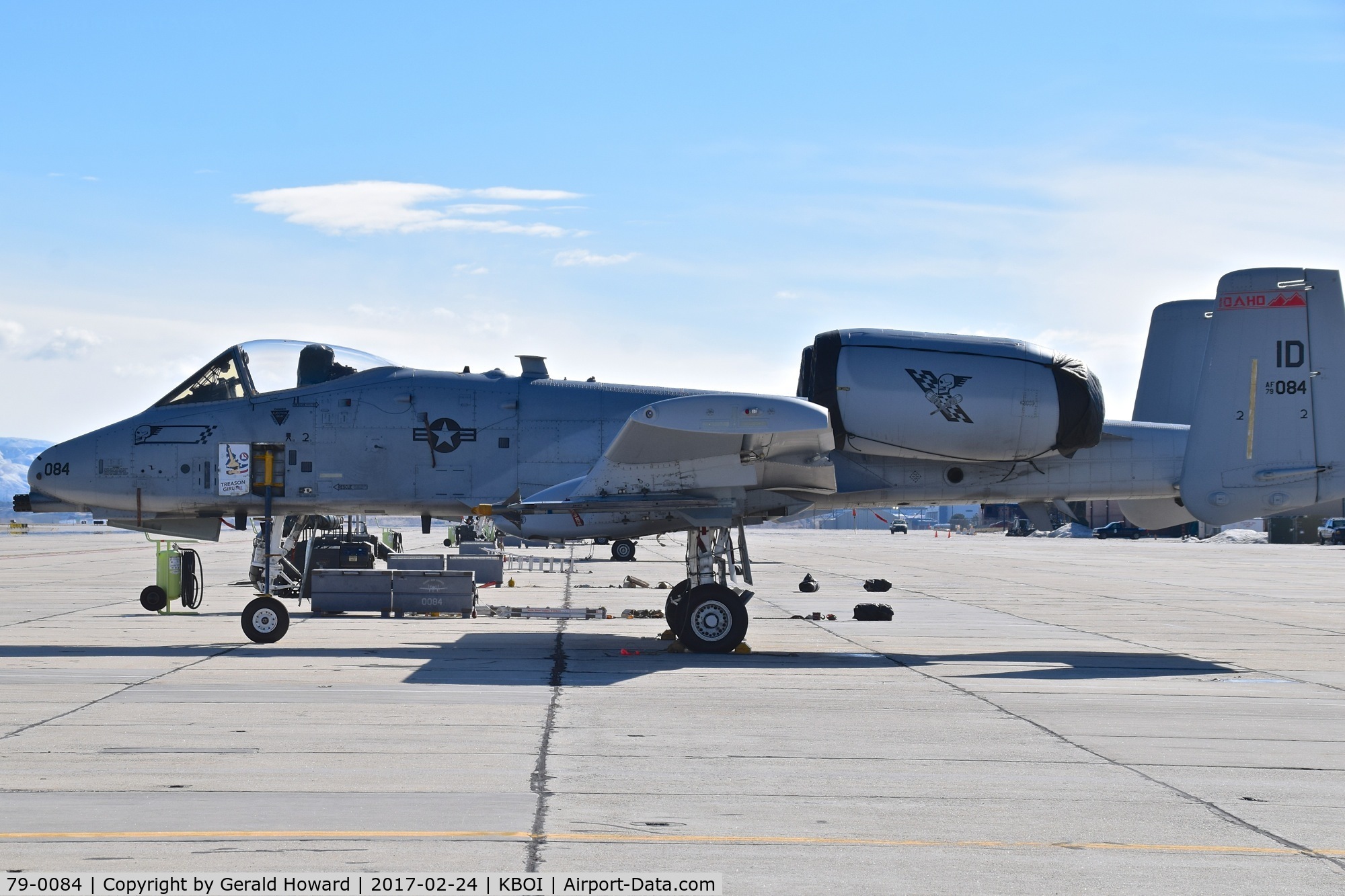 79-0084, 1979 Fairchild Republic A-10C Thunderbolt II C/N A10-0348, Parked on the Idaho ANG ramp. 190th Fighter Sq., Idaho ANG.