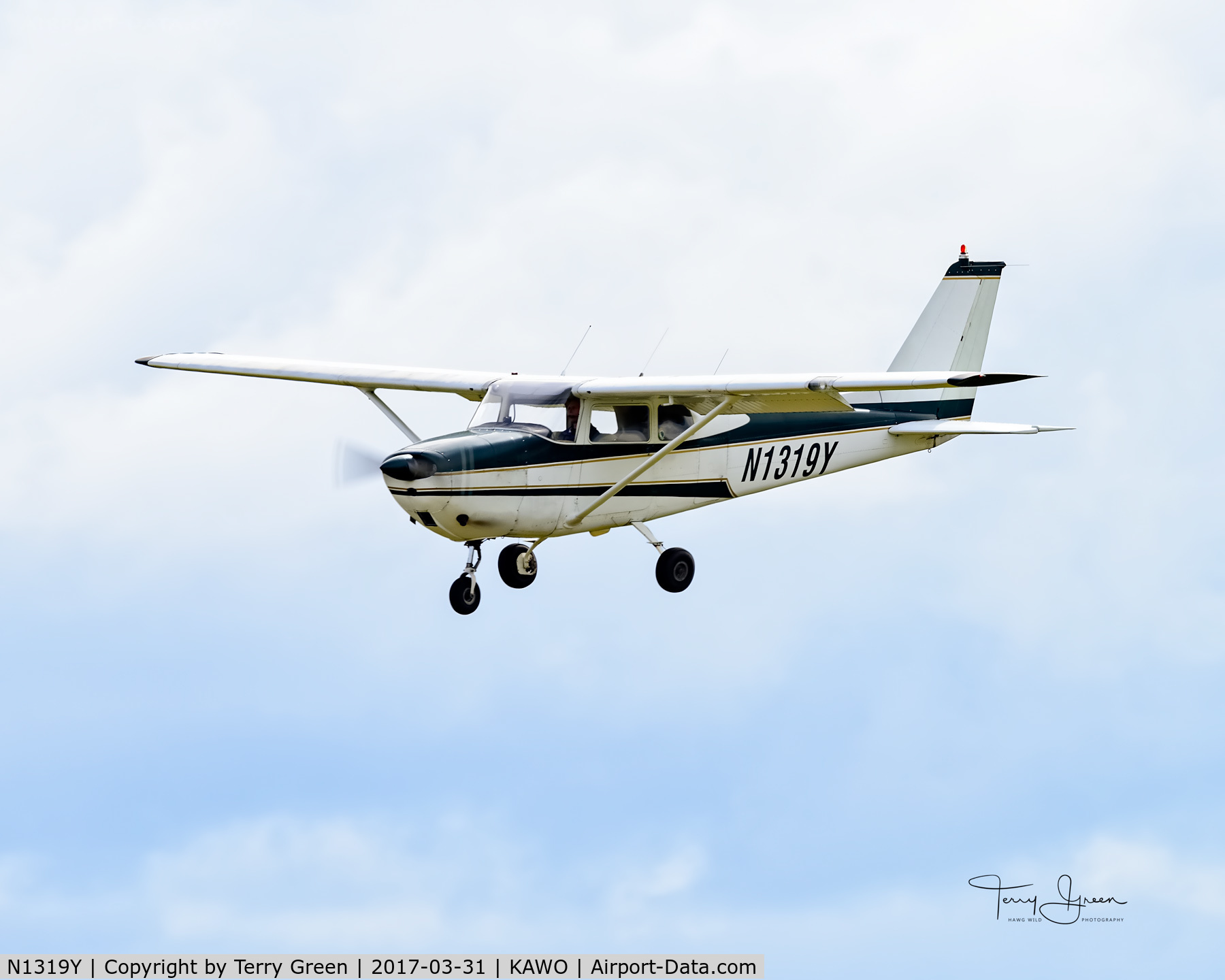 N1319Y, 1961 Cessna 172C C/N 17249019, KAWO