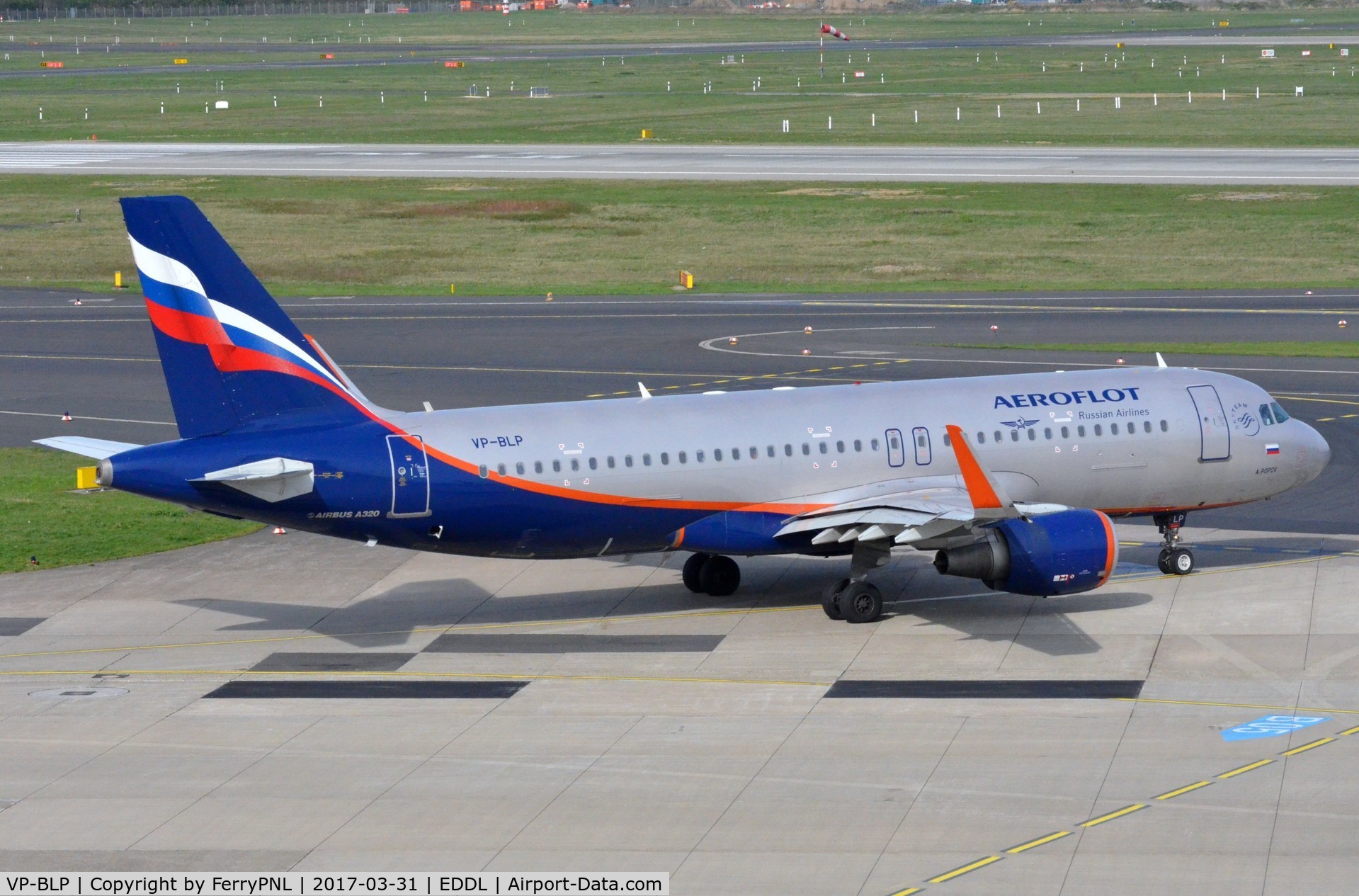 VP-BLP, 2013 Airbus A320-214 C/N 5578, Aeroflot A320