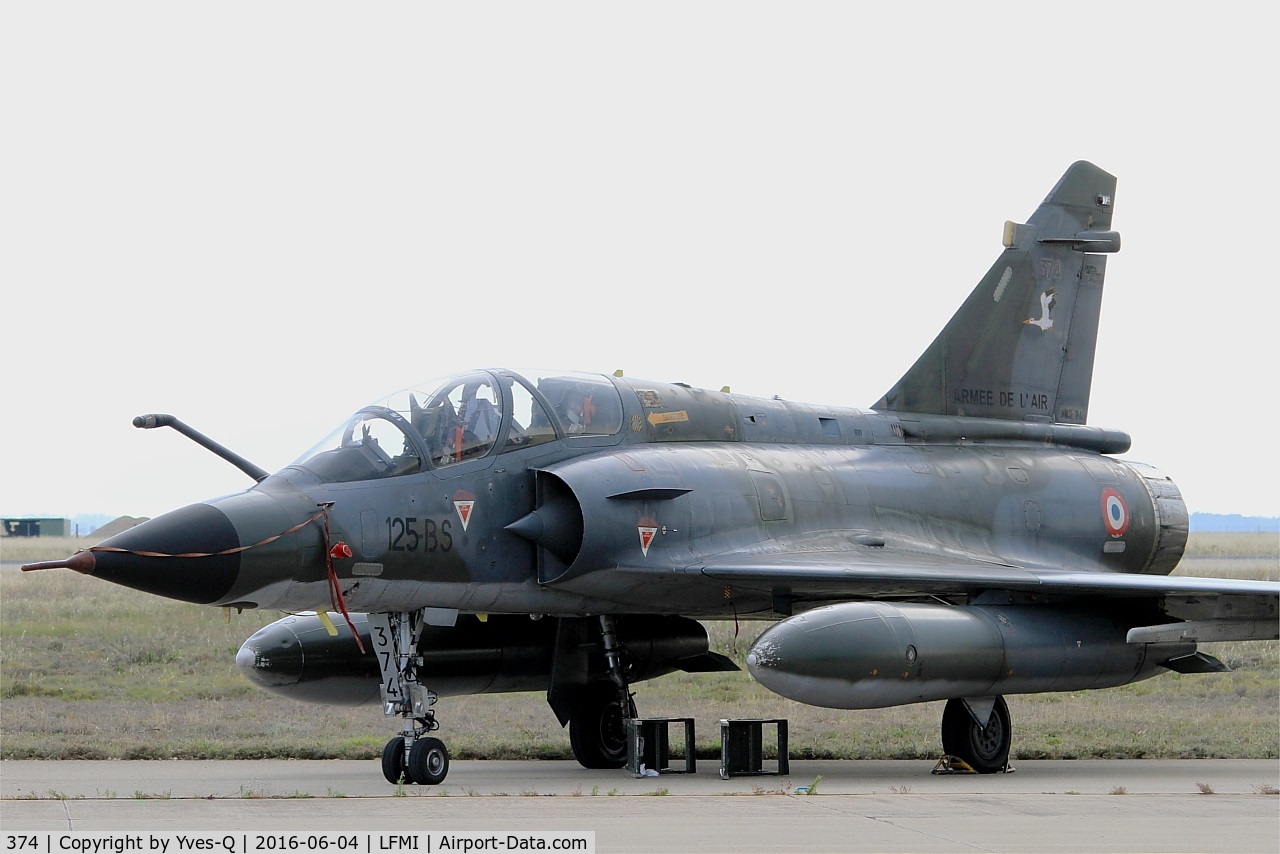 374, Dassault Mirage 2000N C/N not found 374, Dassault Mirage 2000N Flight line, Istres-Le Tubé Air Base 125 (LFMI-QIE) open day 2016